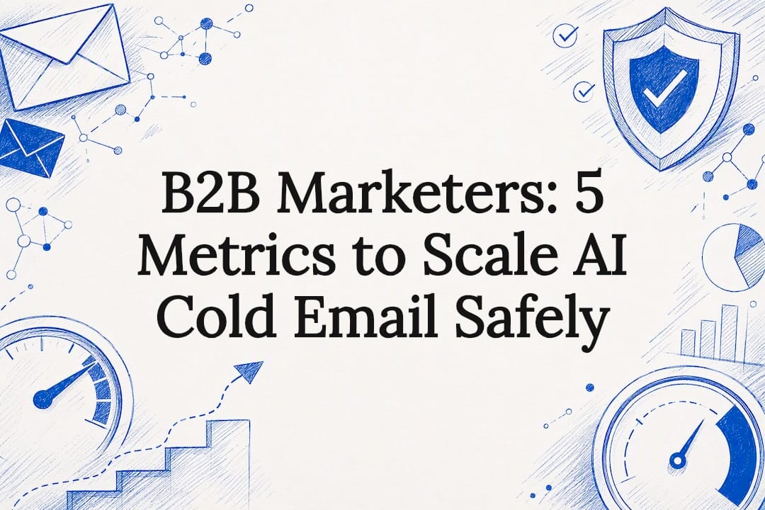 B2B Marketers: 5 Metrics to Scale AI Cold Email Safely — hero