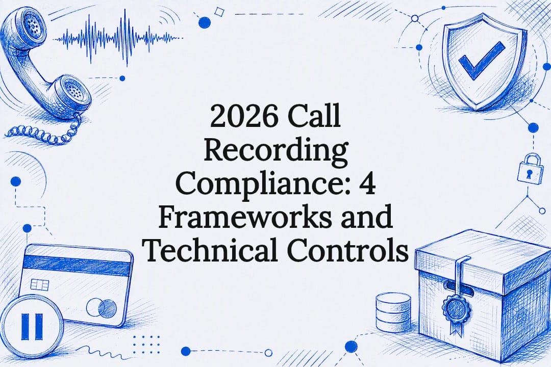 2026 Call Recording Compliance: 4 Frameworks and Technical Controls — hero
