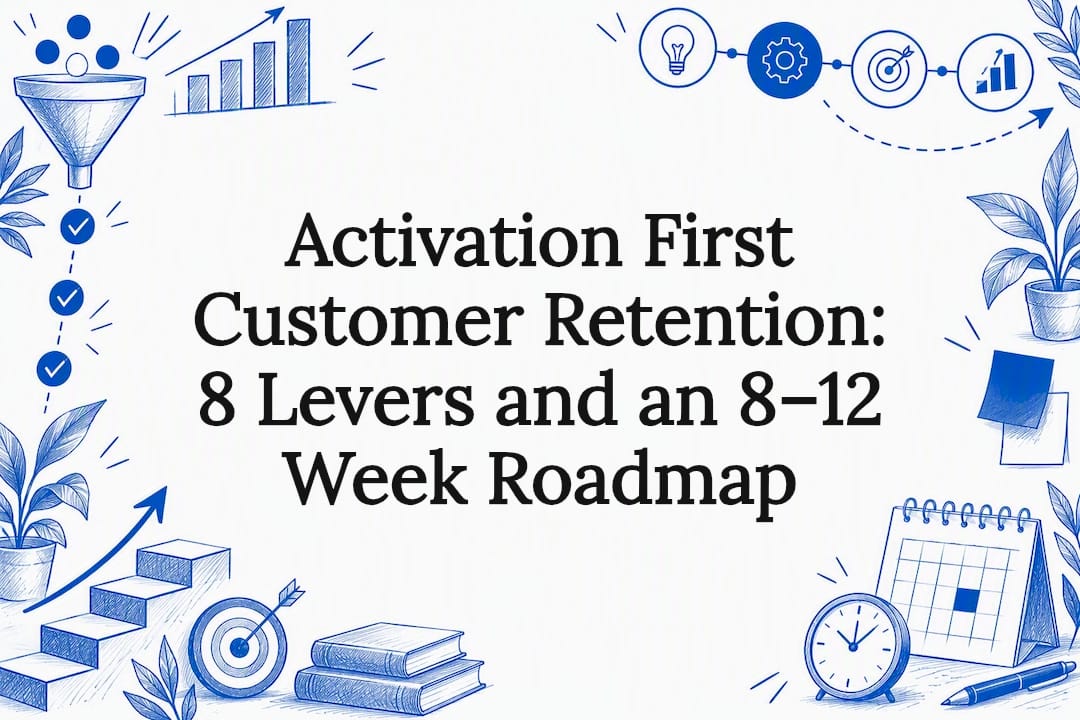 Decorative activation retention roadmap title card