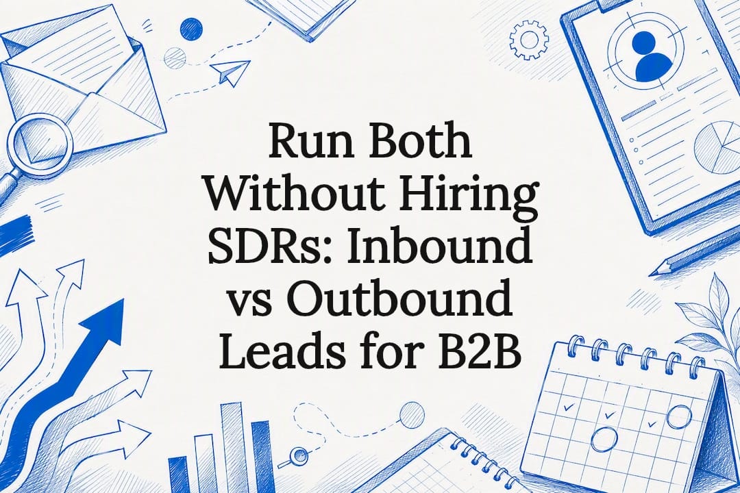 Run Both Without Hiring SDRs: Inbound vs Outbound Leads for B2B — hero