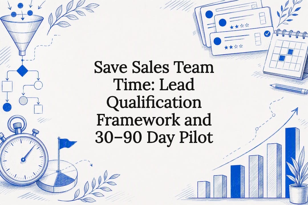 Save Sales Team Time: Lead Qualification Framework and 30–90 Day Pilot — hero