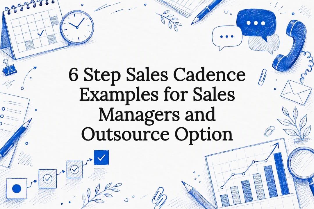 6 Step Sales Cadence Examples for Sales Managers and Outsource Option — hero